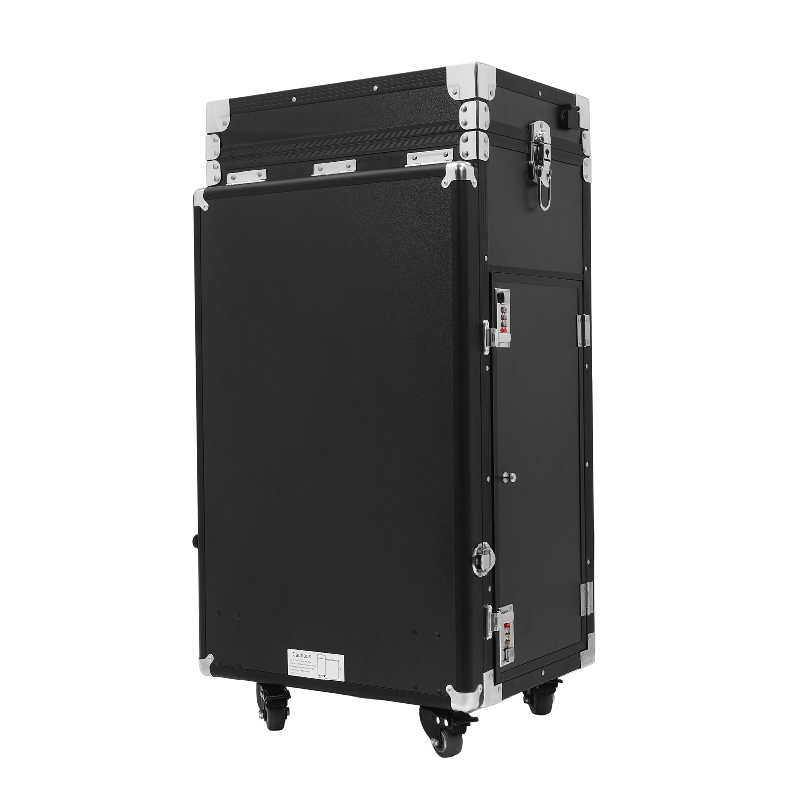 Nail Desk Mobile Station Rolling Makeup Train Case Manicure Table with Speaker