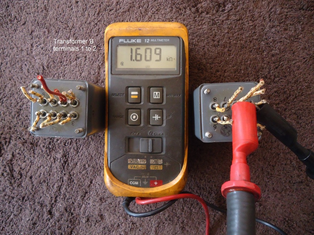 ADC A8018 PAIR NAVY MILITARY SPEC INTERSTAGE TRANSFORMERS, DCR TEST SHOWN