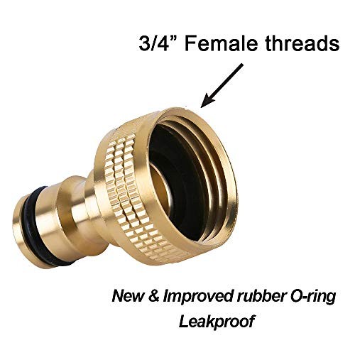 Garden Hose Quick Connect Solid Brass Quick Connector Garden Hose 2 Sets