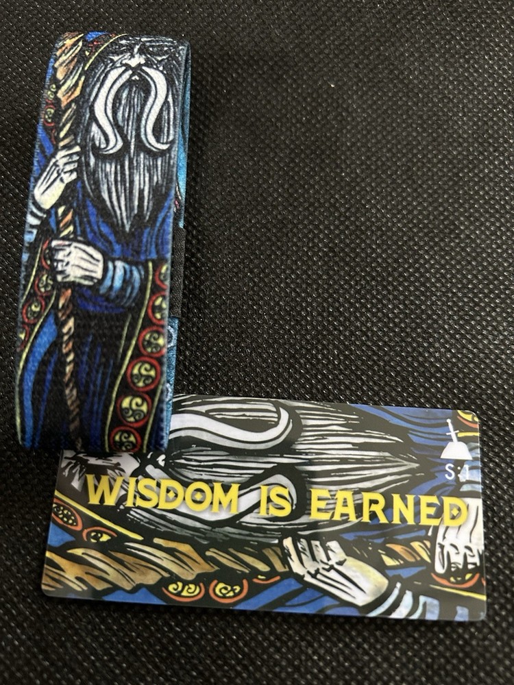 Wisdom Is Earned Zox Strap Reversible Wristband
