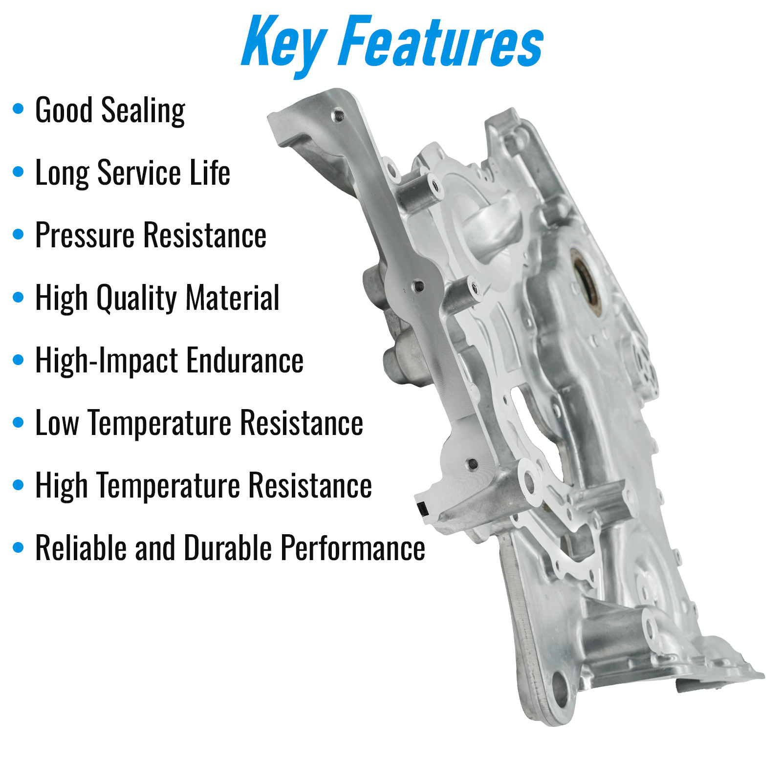 68079232AB Timing Chain Cover Compatible with Jeep Wrangler 3.6L 2012-2018