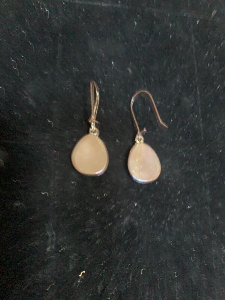 Coral Bead 4" Earrings