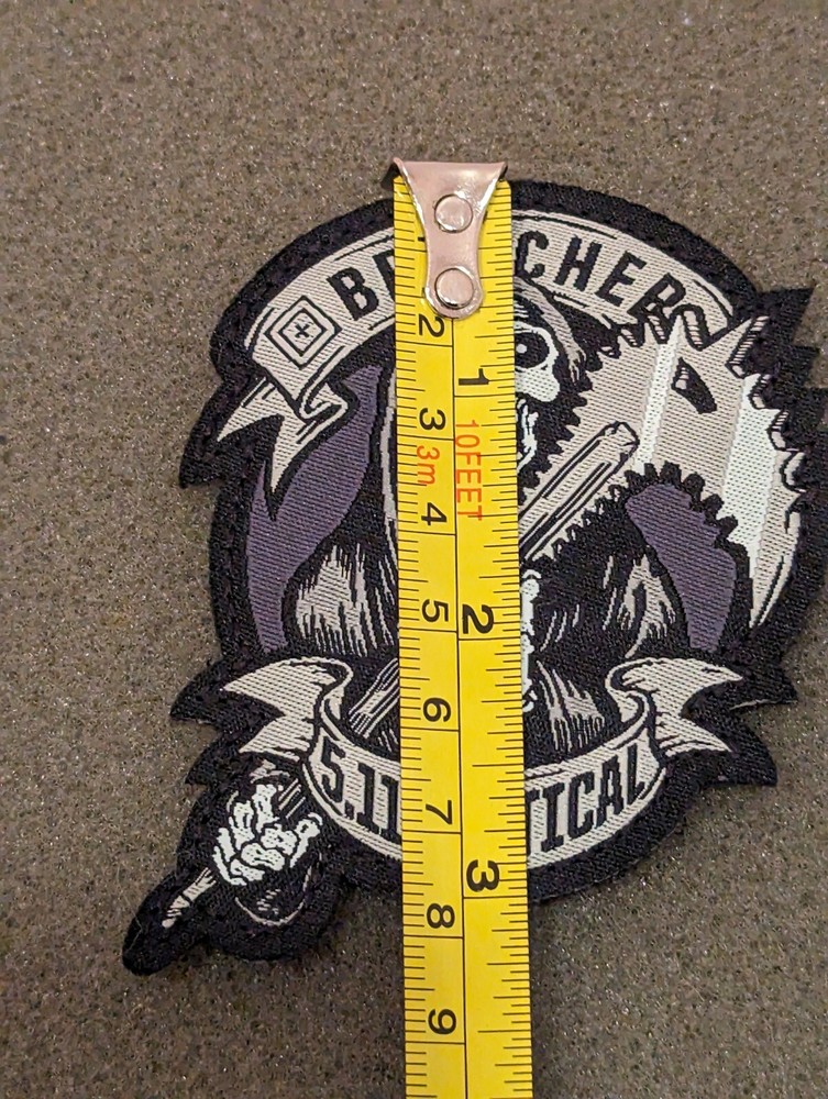 5.11 Tactical Patch Breacher Morale Patch Rare Gray/Black