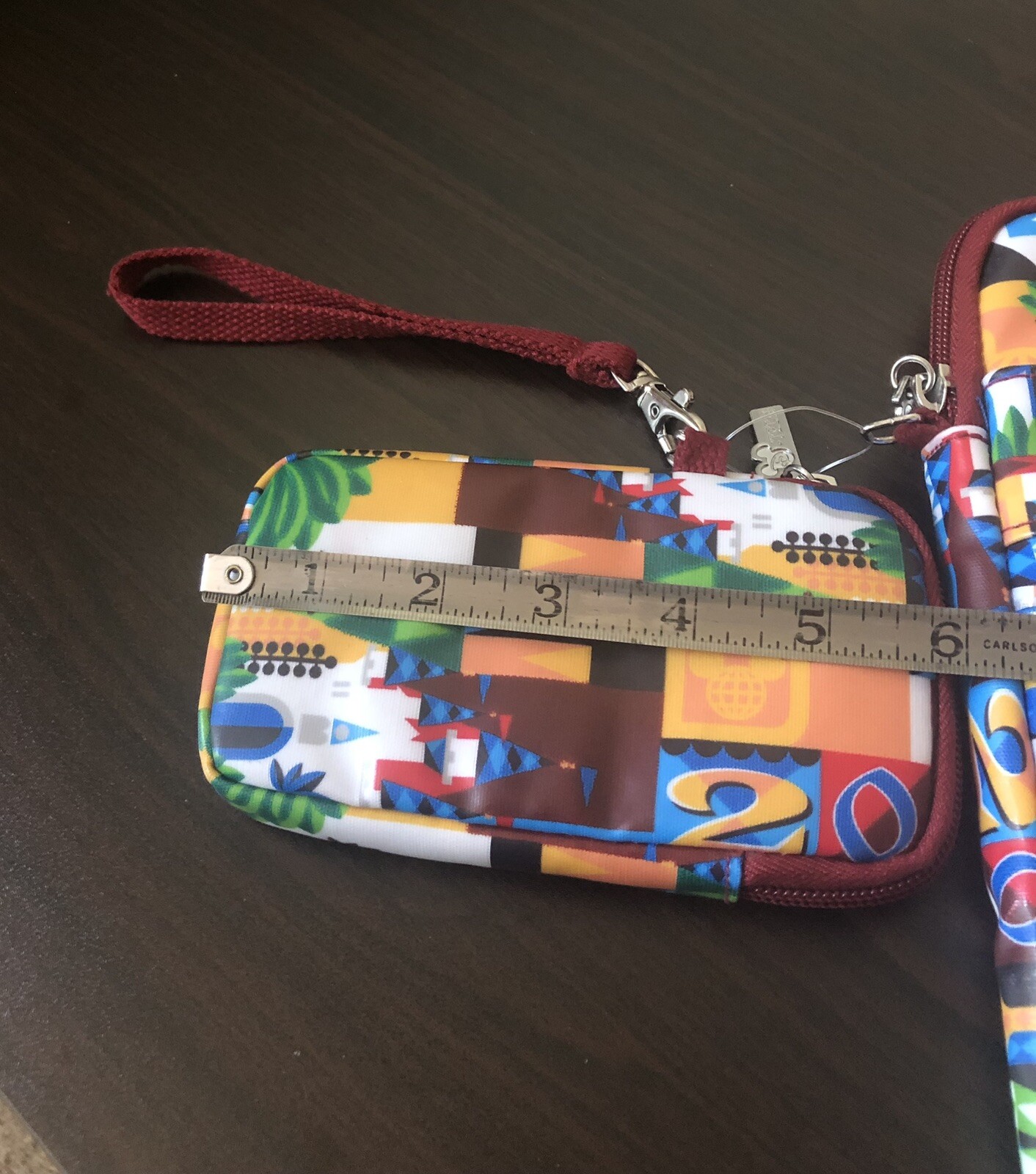 Walt Disney Parks Crossbody Padded Bag Tablet/Cell Phone Wristlet Set Mickey