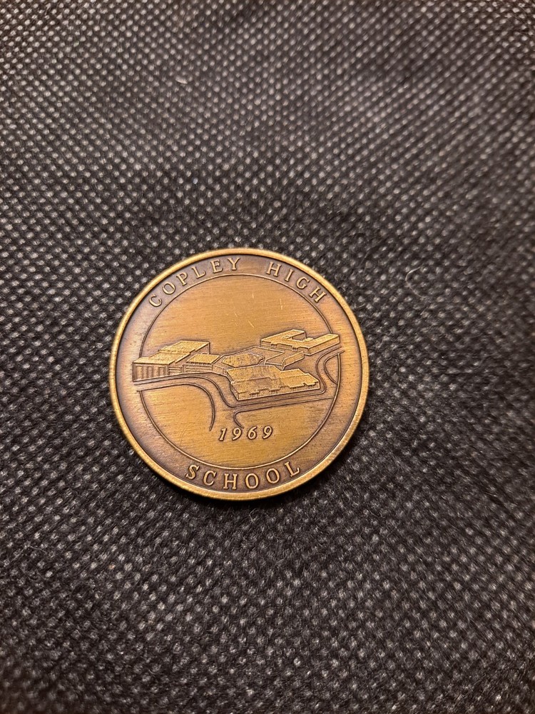 COPLEY HIGH SCHOOL SESQUICENTENNIAL TOKEN! e7151UXX