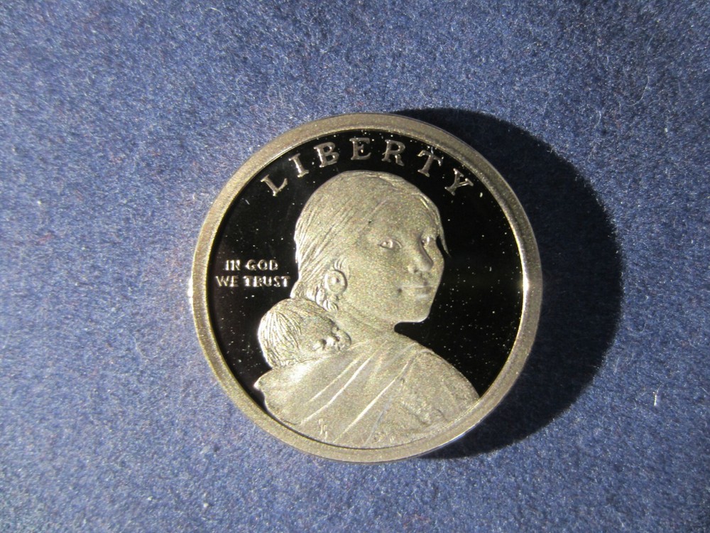 2019-S Native American MIRROR PROOF Dollar Sacagawea U.S. SPACE PROGRAM
