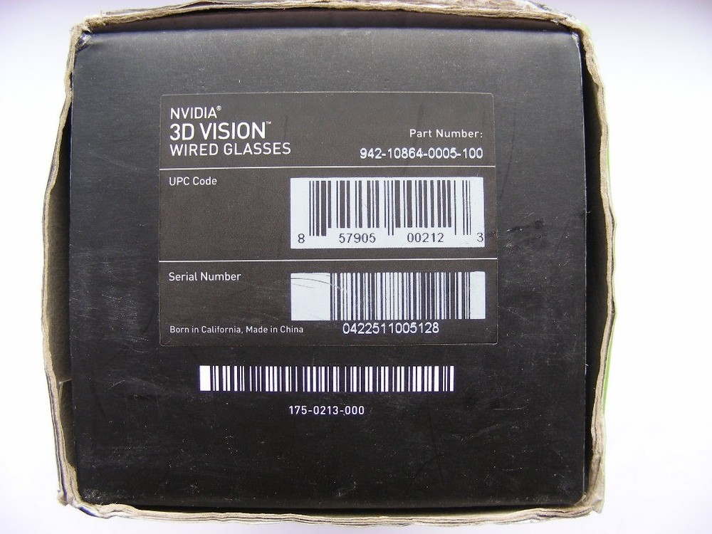 NVIDIA 3D Vision Wired Glasses