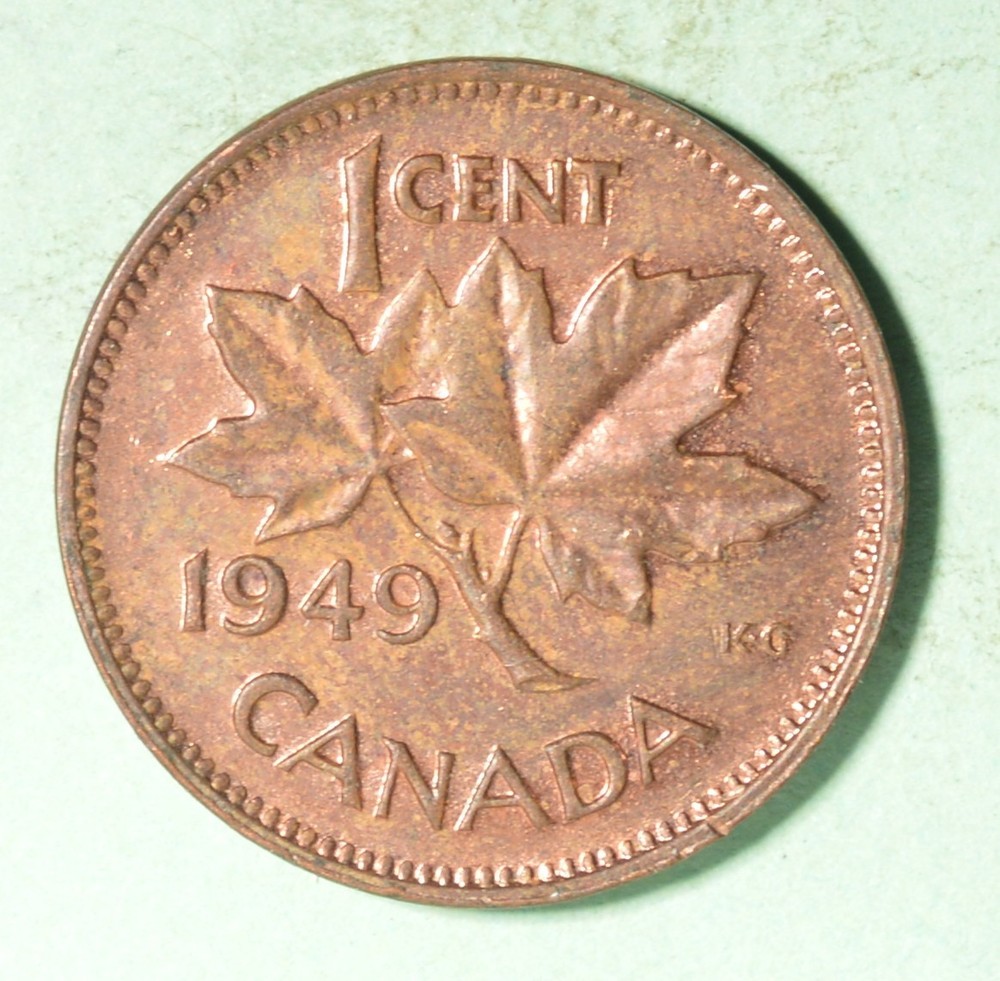 1949 - Canada Penny  - Nice Grade -  INV# D-249