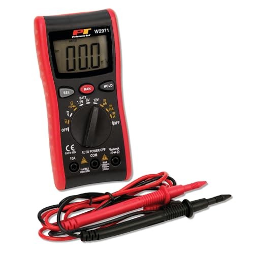 W2971 Digital Multimeter, Volt Amp Ohm Meter with Diode and Continuity Test