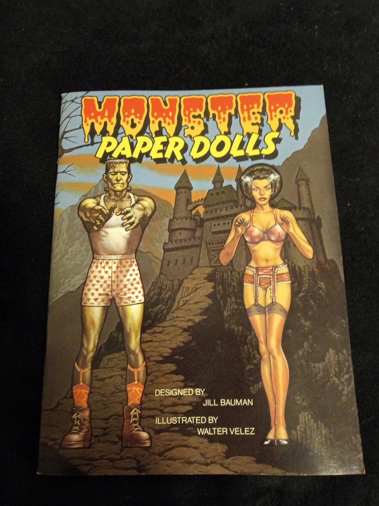 Vintage Monster Paper Dolls