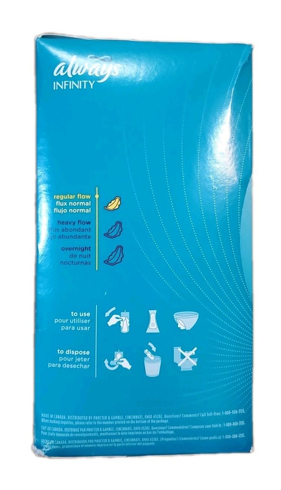 2007 Always Infinity Regular Flow Sealed Box of 36 Pads