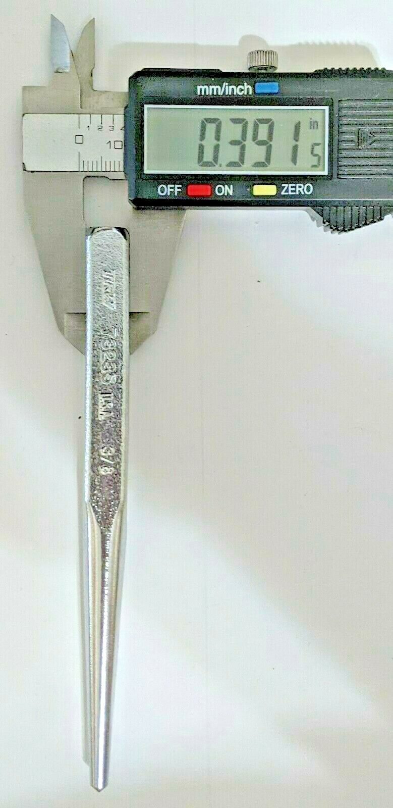 5" CENTER PUNCH [3/8 DIAMETER] VINTAGE TRW 73235 (QTY: 1) USA NOS
