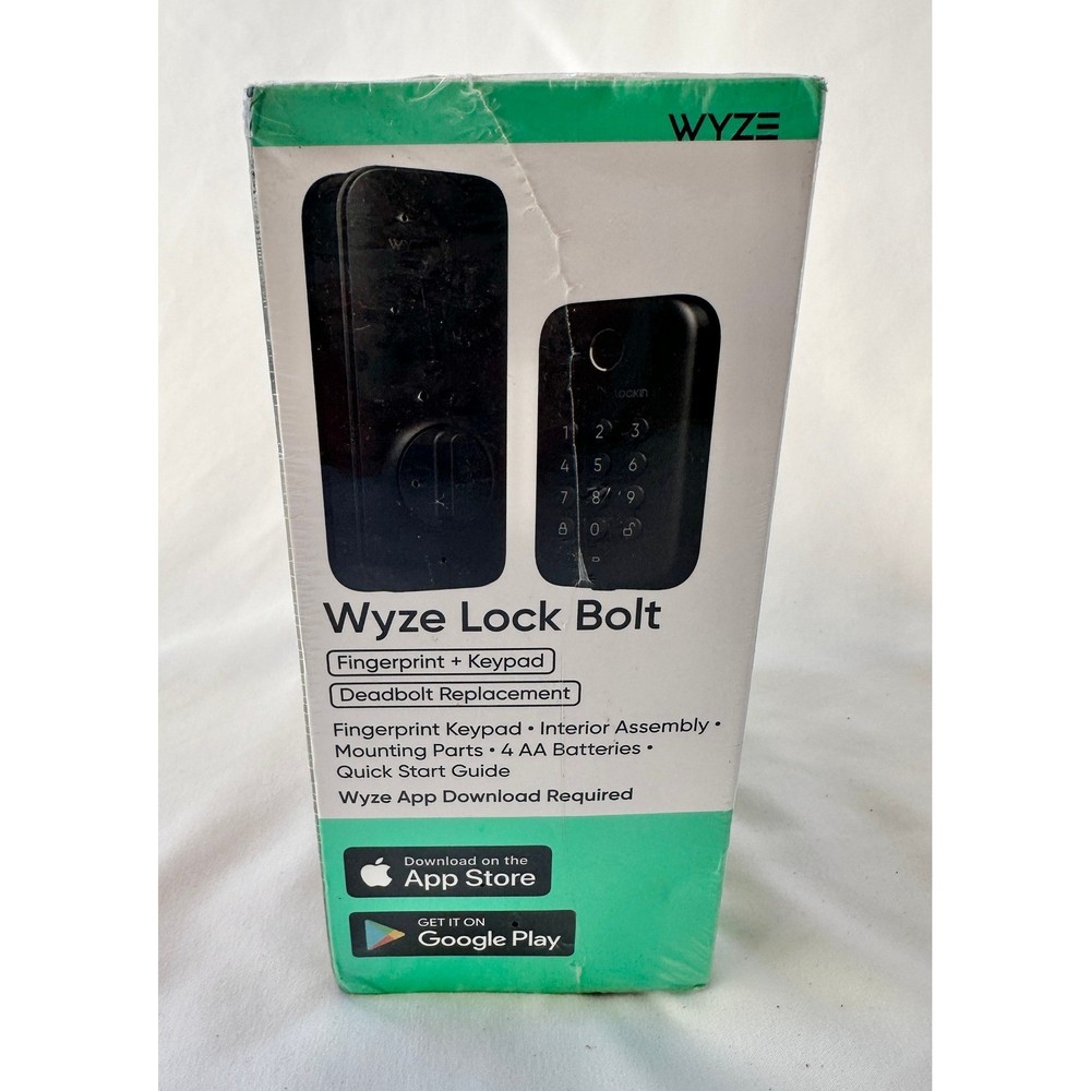 Wyze Lock Bolt Fingerprint + Keypad Deadbolt Replacement Bluetooth Smart Lock