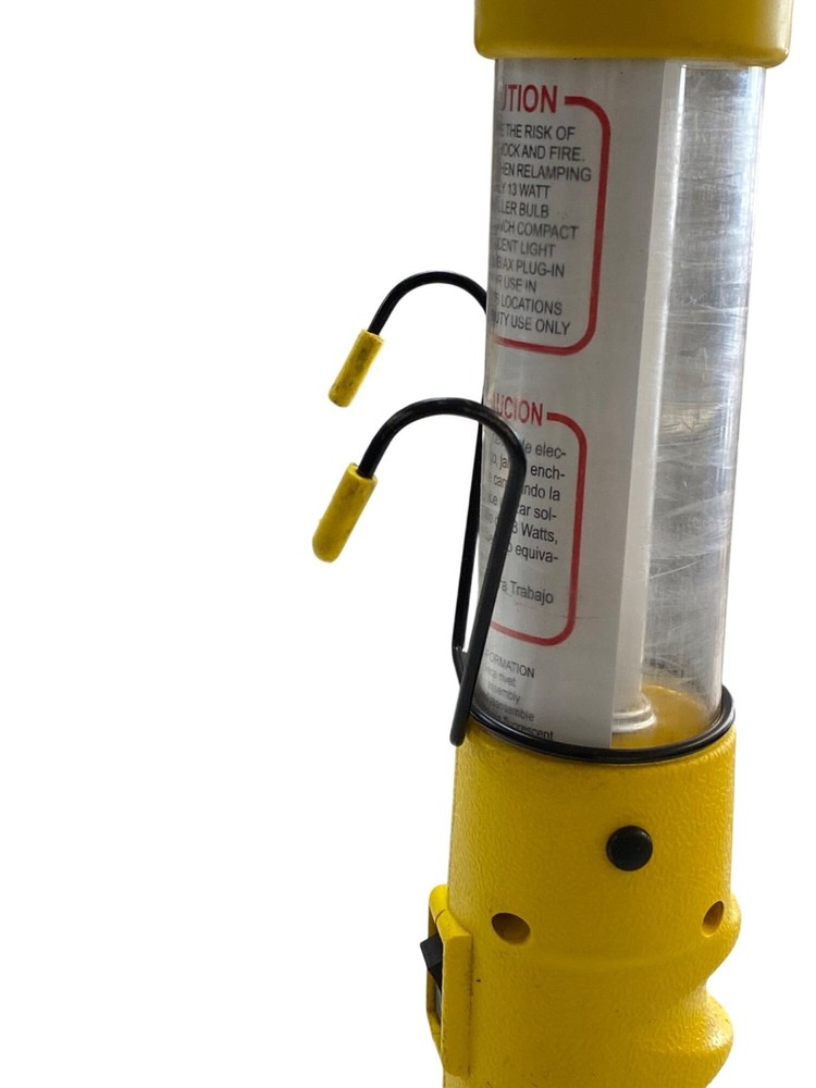 Yellow 13W Handheld Fluorescent Work Light Model BA-506