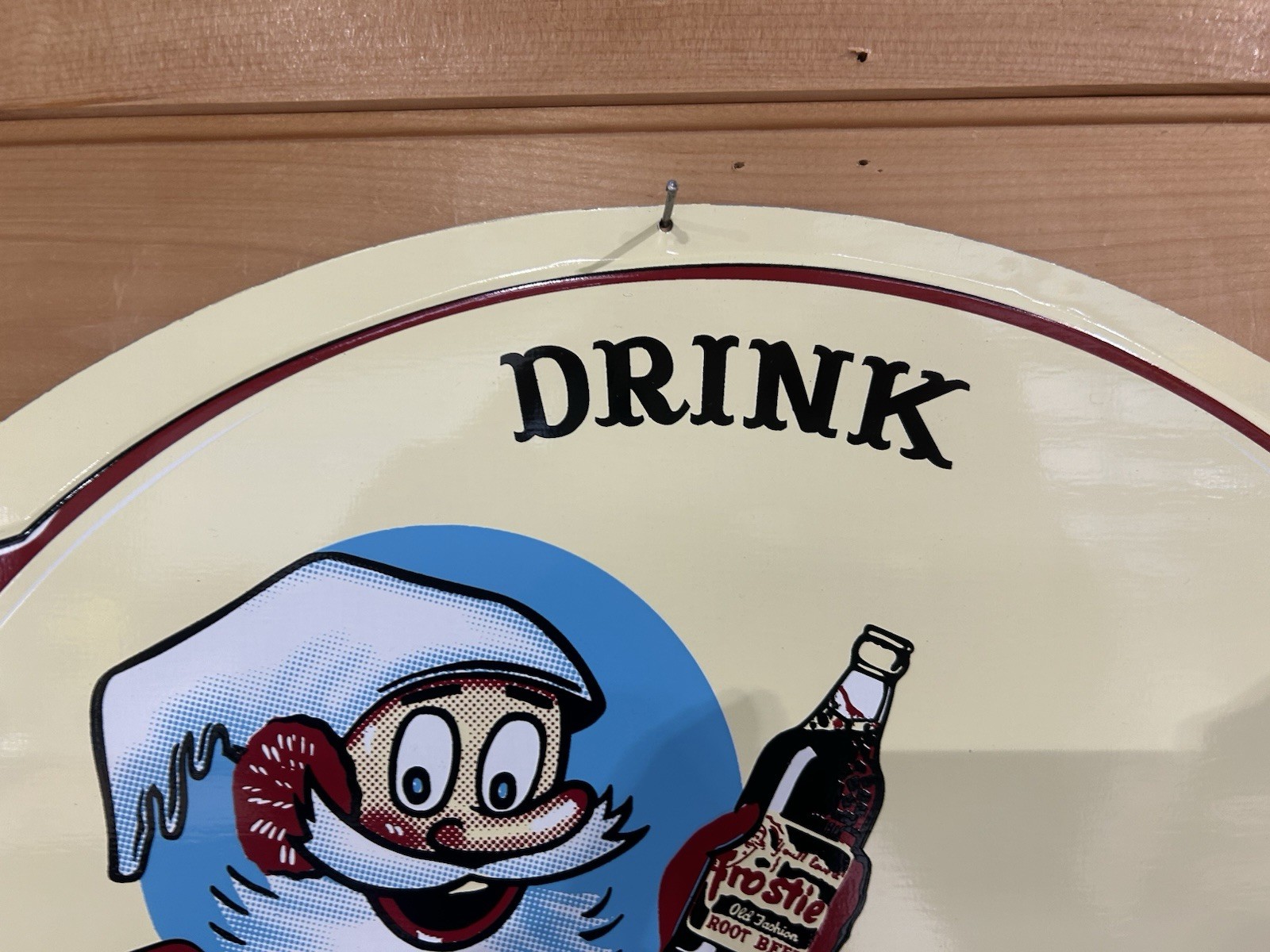 Frostie Root Beer Embossed Painted Metal Sign Stout 1-850