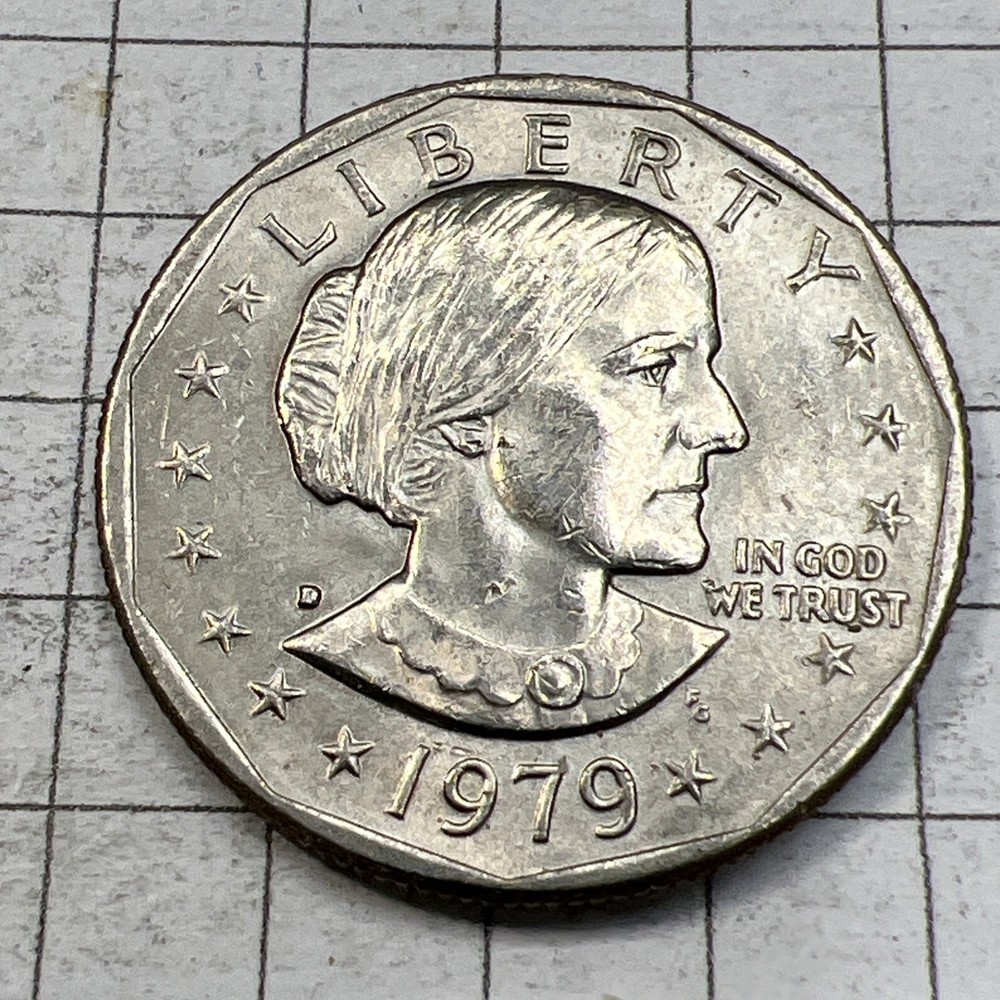 1979 - D Susan B. Anthony $1 Coin
