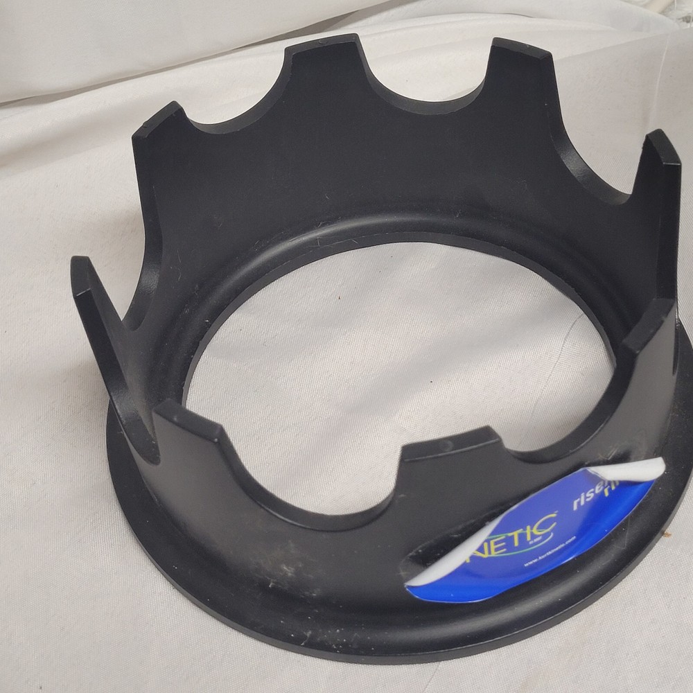 USED??? Kinetic by Kurt Turntable Riser Ring 4 Heights Black Preowned
