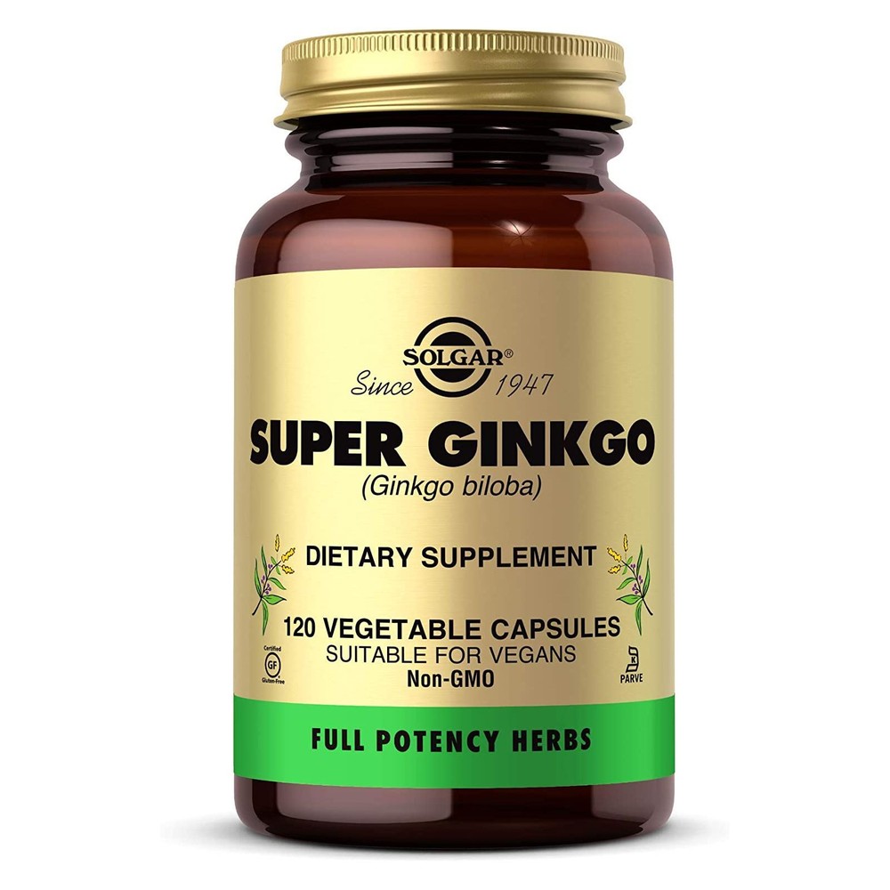 Solgar Super Ginkgo 120 Vegetable Capsules