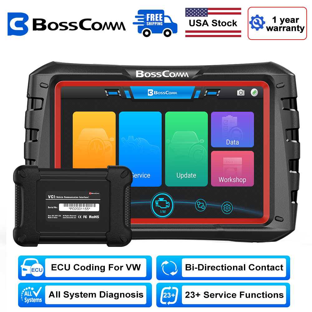 BOSSCOMM IFIX980 Bi-directional Scanner OBD2 Car Code Reader Coding Programming
