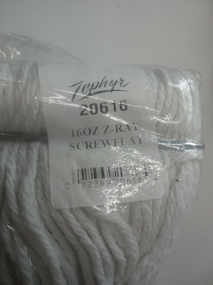 Zephyr 20616 16oz. Z-RAY Screwflat Mop Head