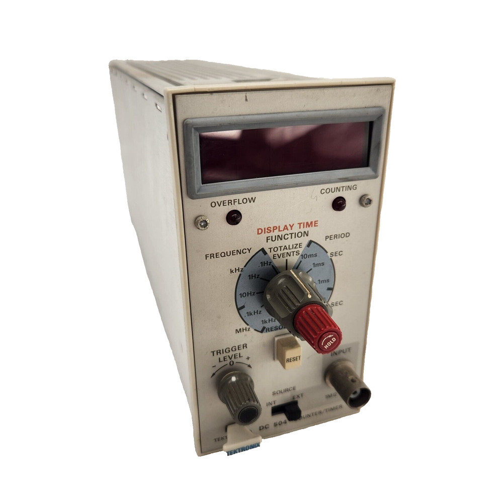 Tektronix DC 504 Counter/Timer | Powers On