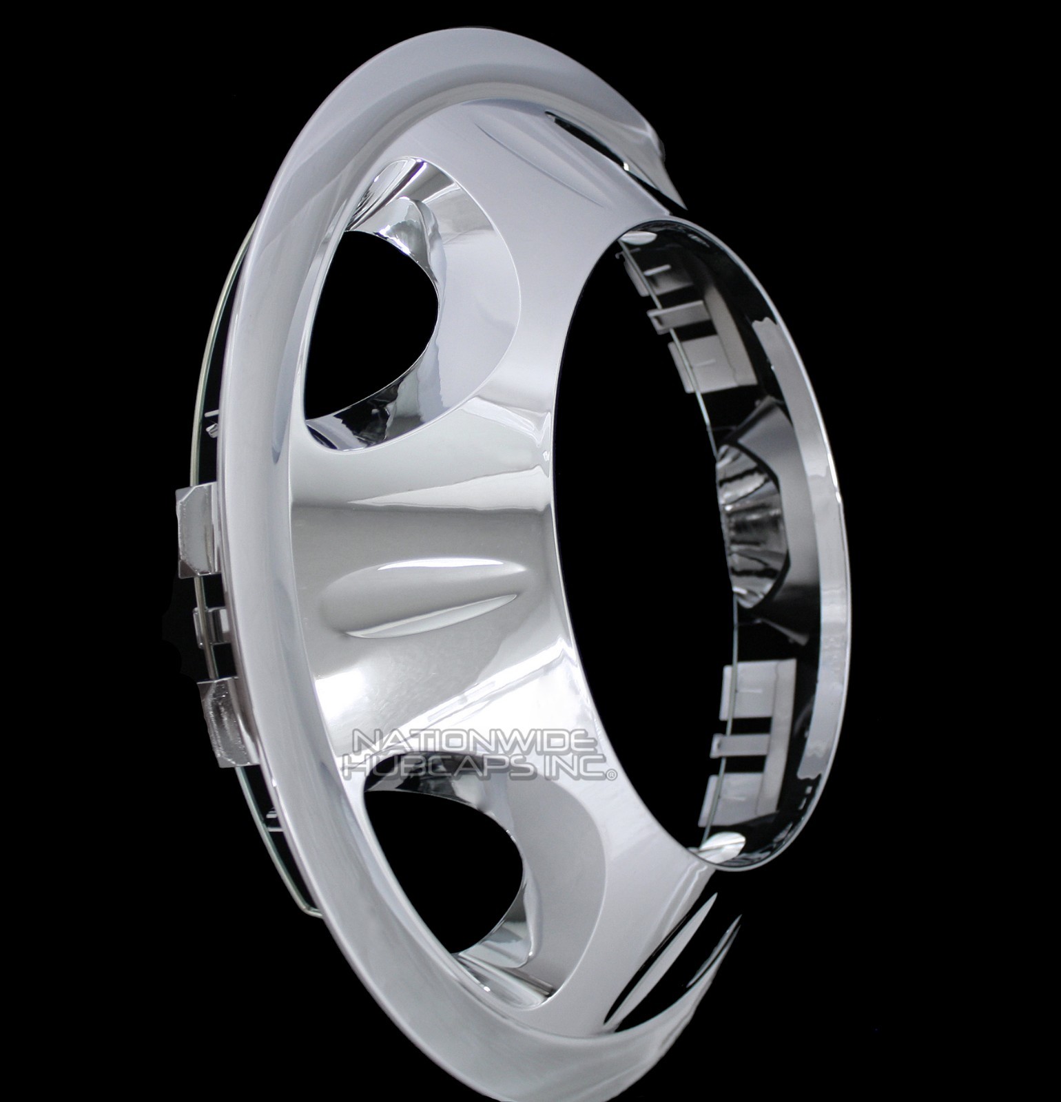 4 Chrome 2011-2024 Silverado 3500 17" Dually Wheel Simulators Dual Rim Liners