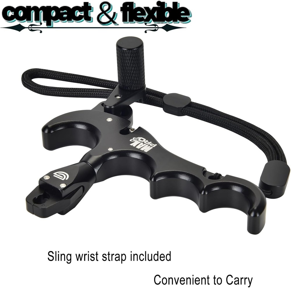Bow Release Archery Release 360° Rotatable Thumb Release for Compound Bow