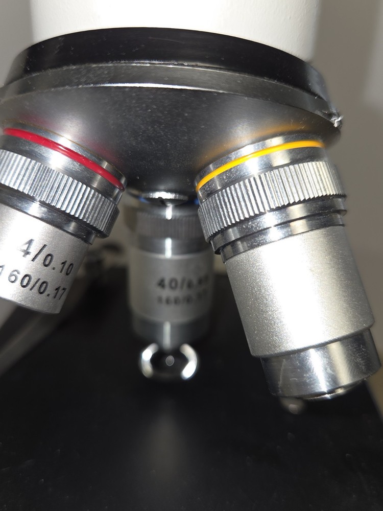 Home Science Tools Monocular Microscope Three Objectives LED MI-1100/ MS-01