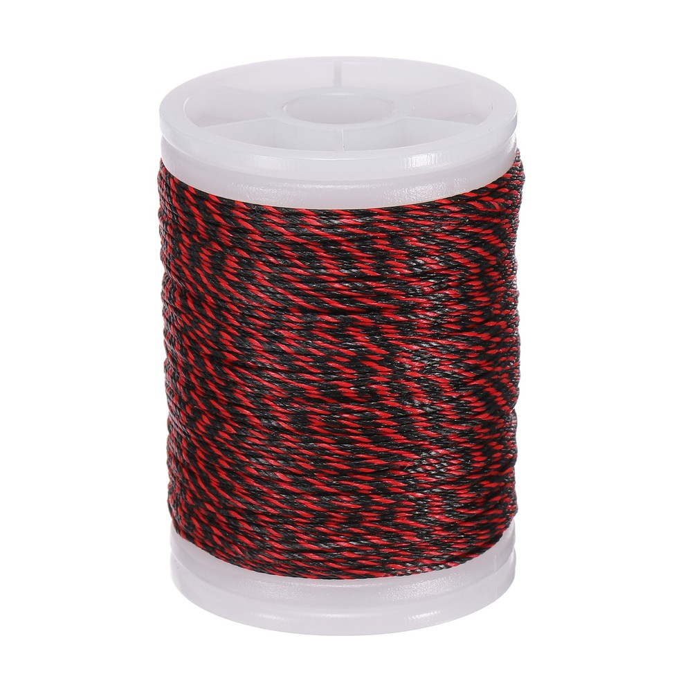 Archery Bow String Serving Thread Bowstring Thread 400D & Red/Black