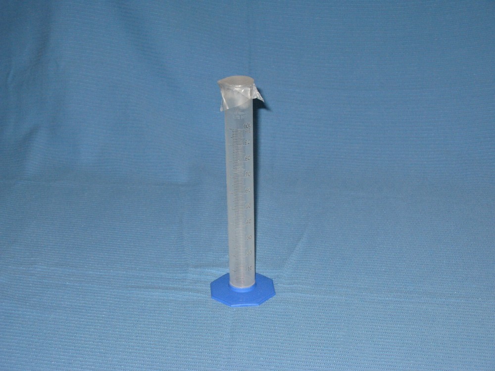 Nalgene Polypropylene Graduated Cylinder 100mL Hex Base 