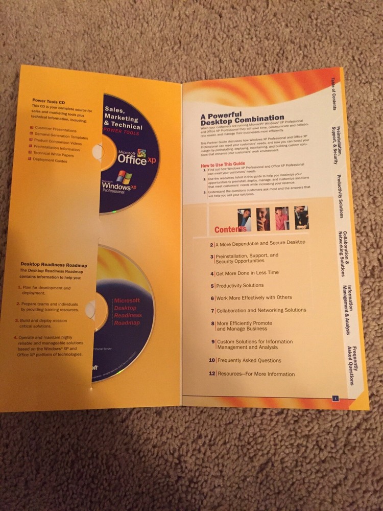 Microsoft Parner Guide Windows XP Pro Office XP Resources Kit