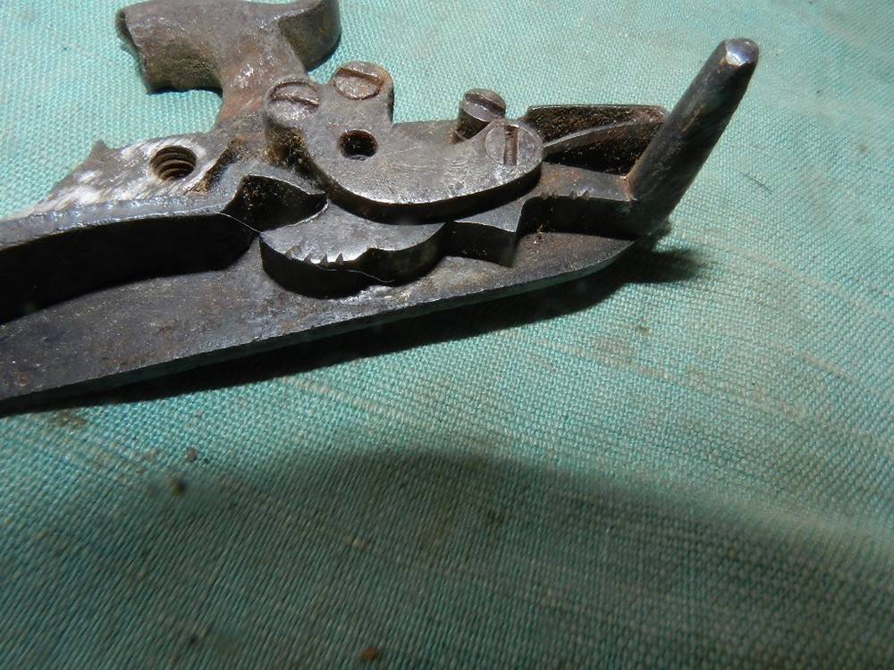 T. Ketland conversion percussion lock with engraved hammer