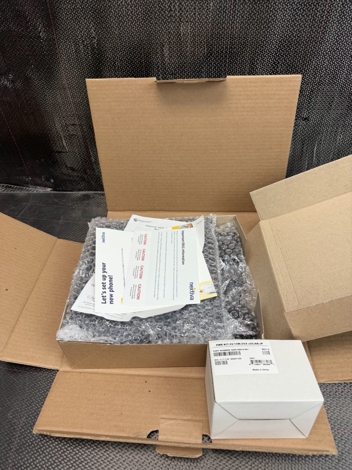 New Polycom VVX 450 w/ PWR Supply - 12-Line IP Phone PoE 2200-48840-001 ShipFast