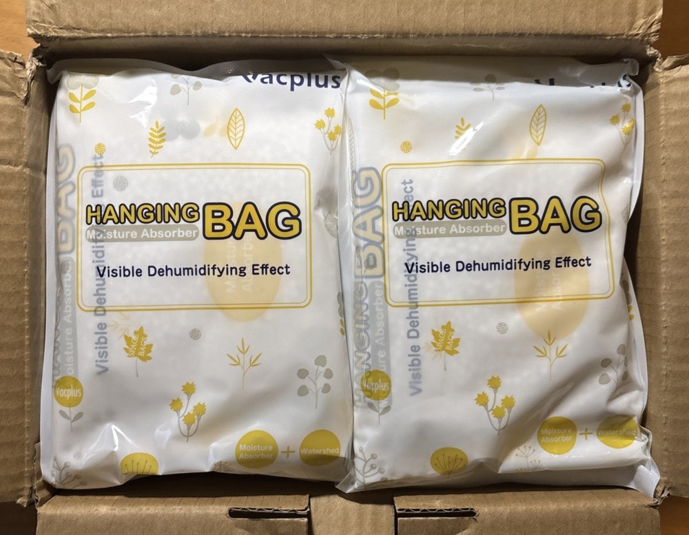 10 Pack - Vacplus Hanging Moisture Absorber Bags