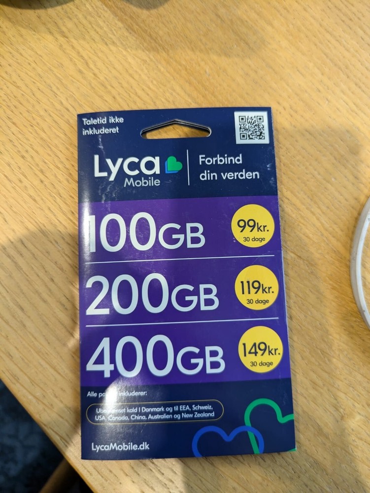 Denmark simcard +45