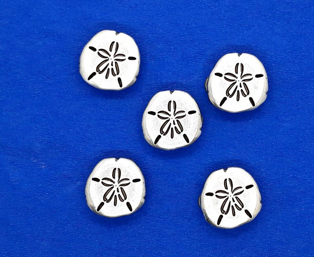 Sand Dollar Small Concho / Conchos 3/4" x 3/4" Five Count