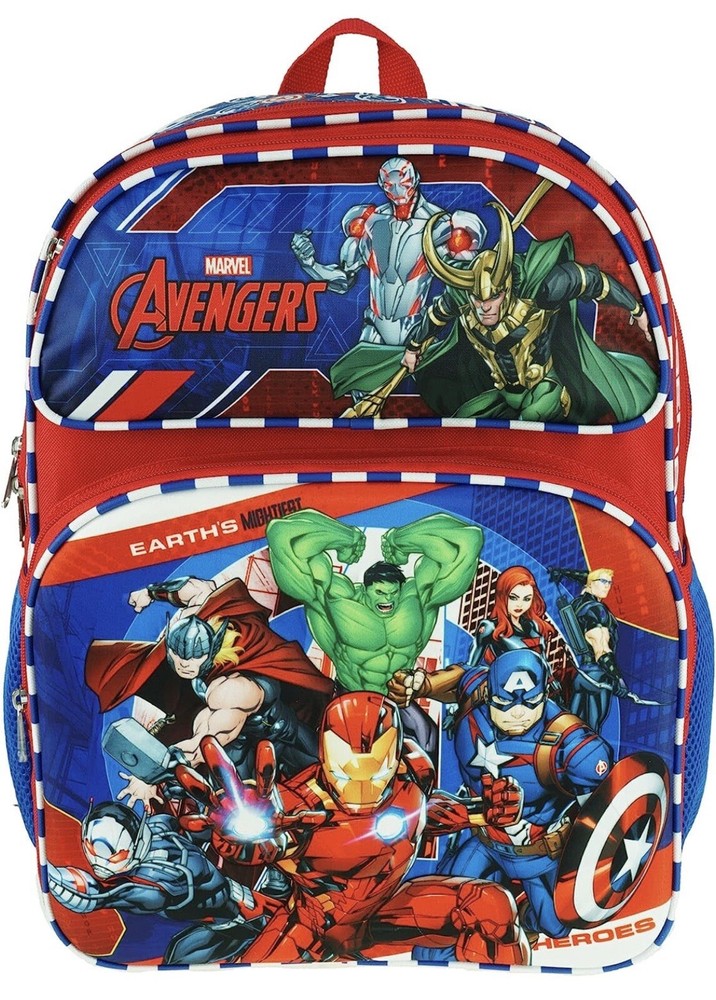 Marvel Avengers 12 Inches 3D Shape Small Backpack (Brand new)