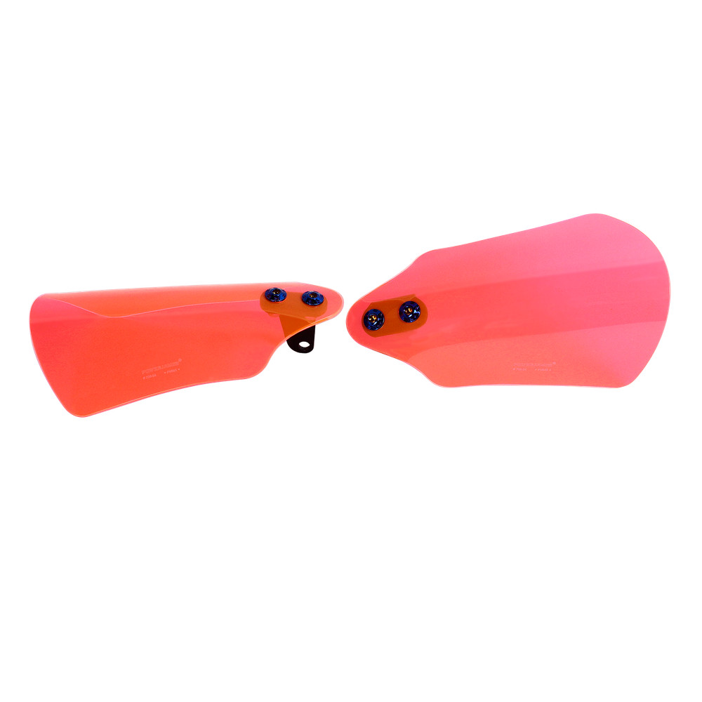 PMMA Pink Hand Grips Guard Protector Windscreen Deflector For Harley Dyna FXDF