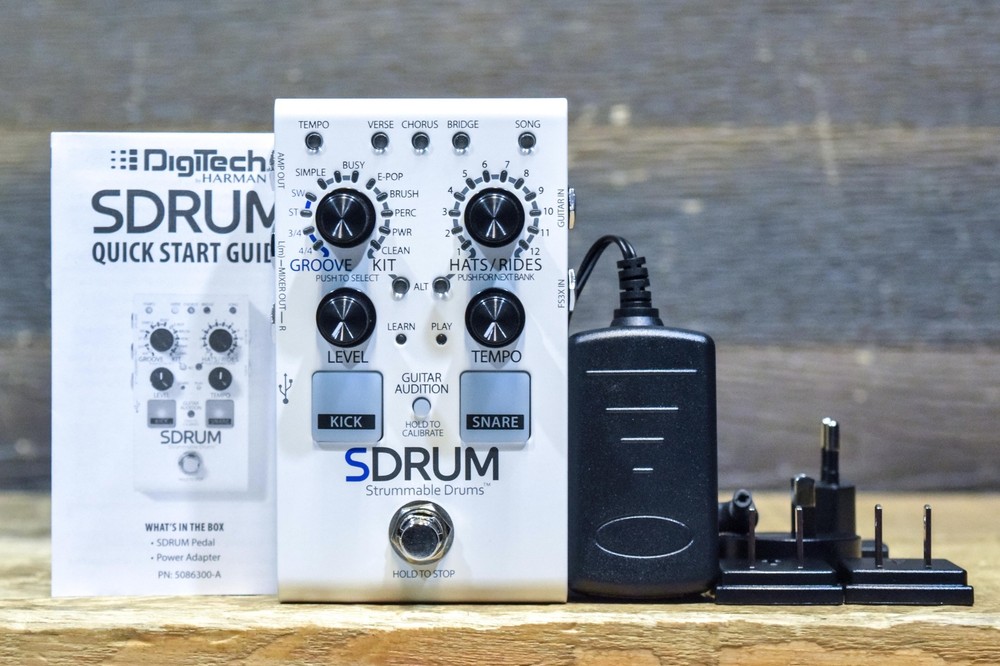 DigiTech SDRUM Strummable Drums BeatScratch Technology Intelligent Drum Machine