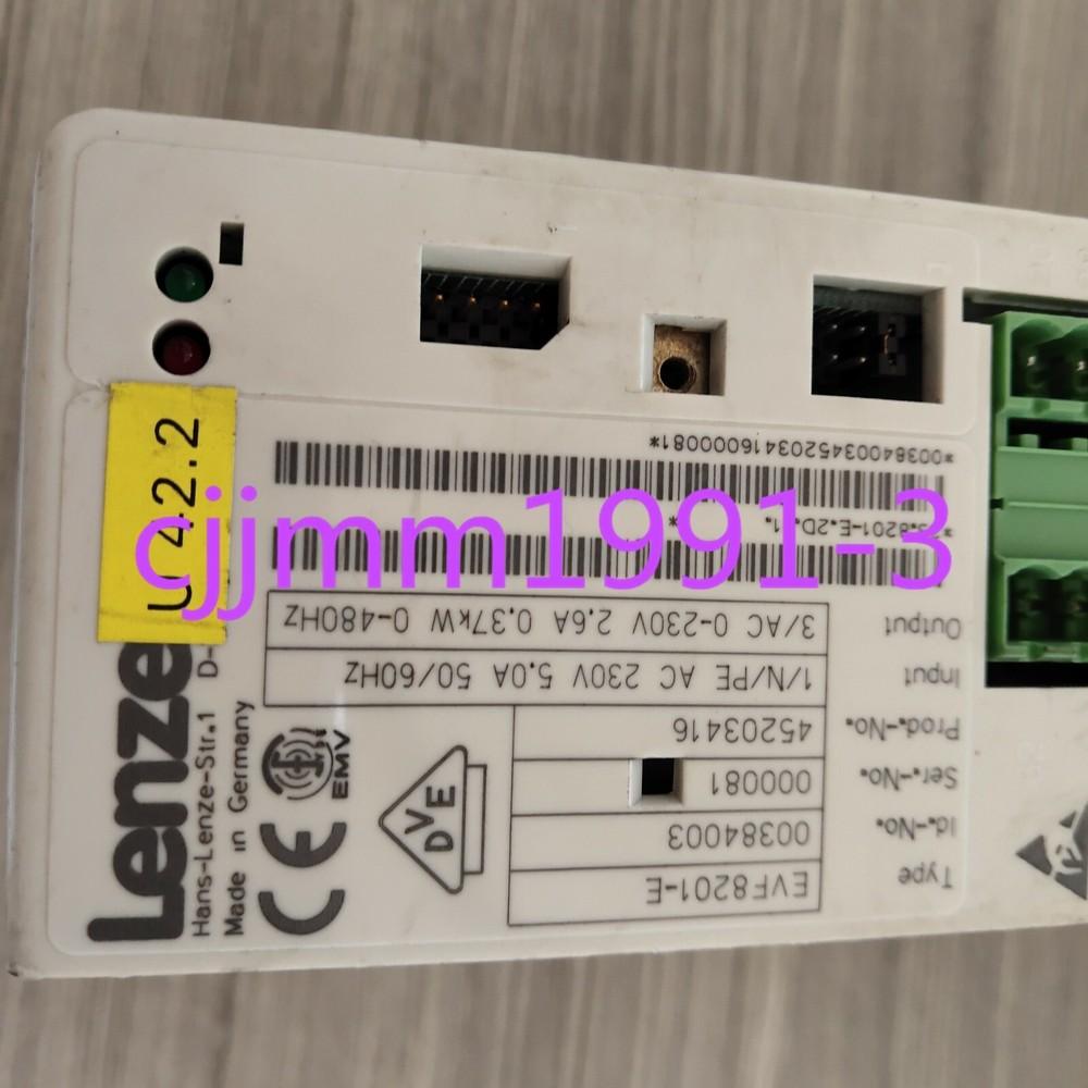 1PC USED LENZE Frequency converter EVF8201-E