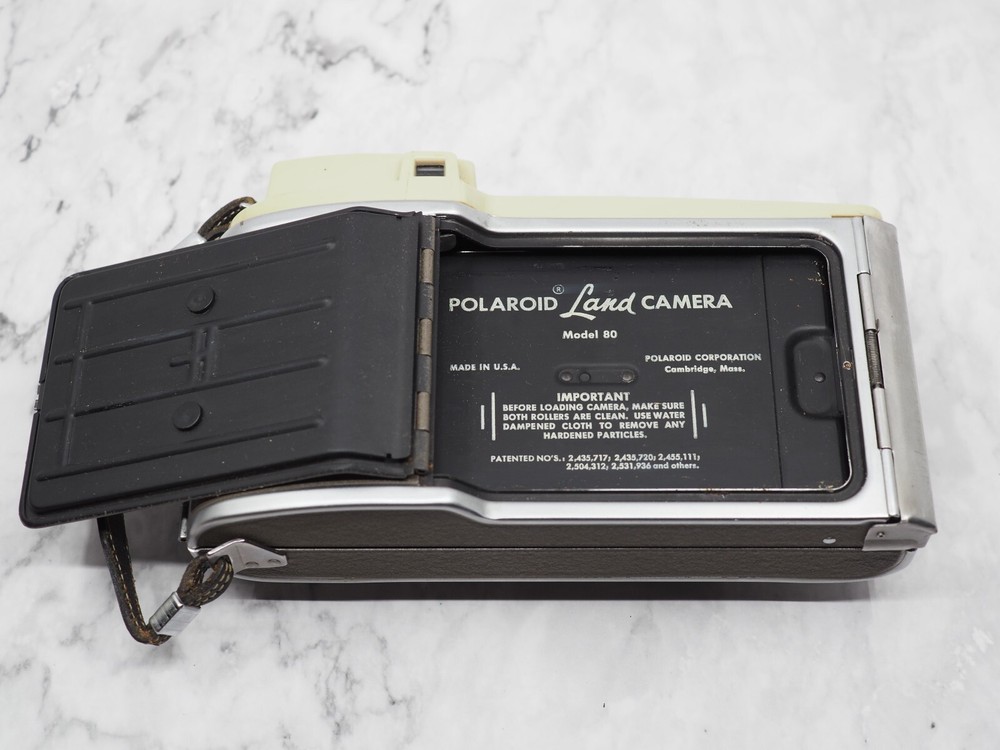 Polaroid Land Camera Model 80A Camera- Shutter - EV Working - Very Clean