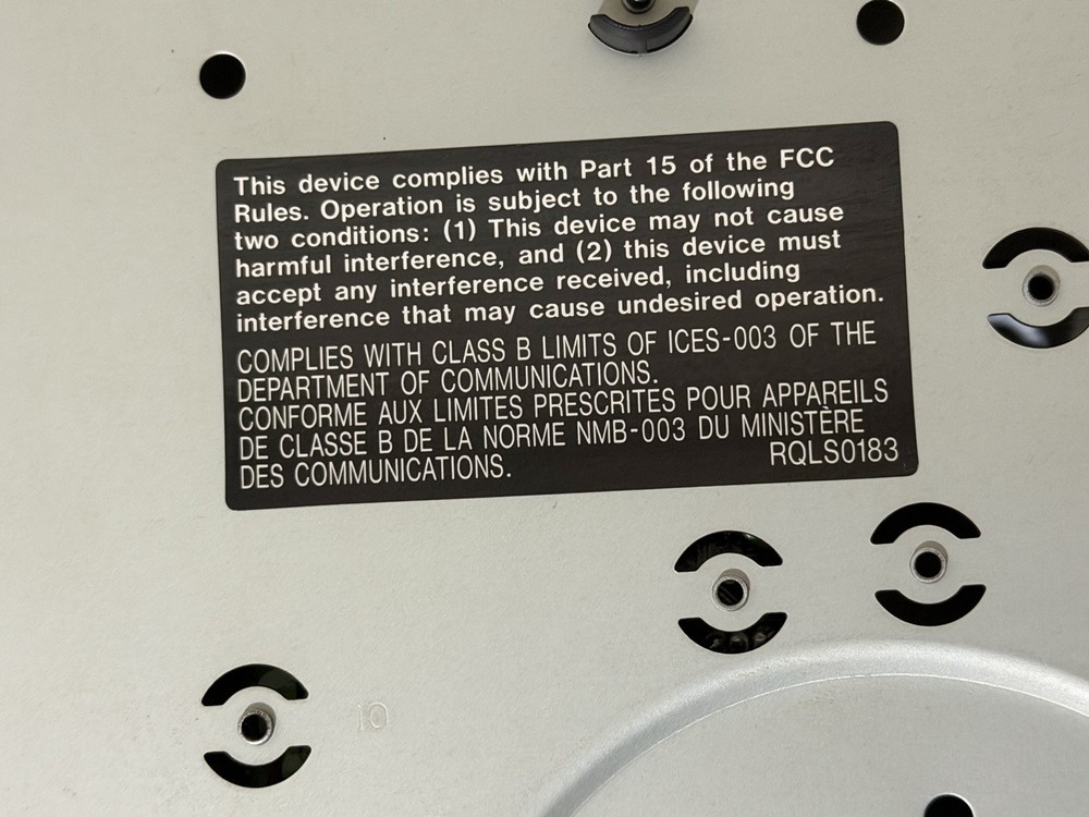 Technics SH-AC300 Digital Surround Processor With Power Cord