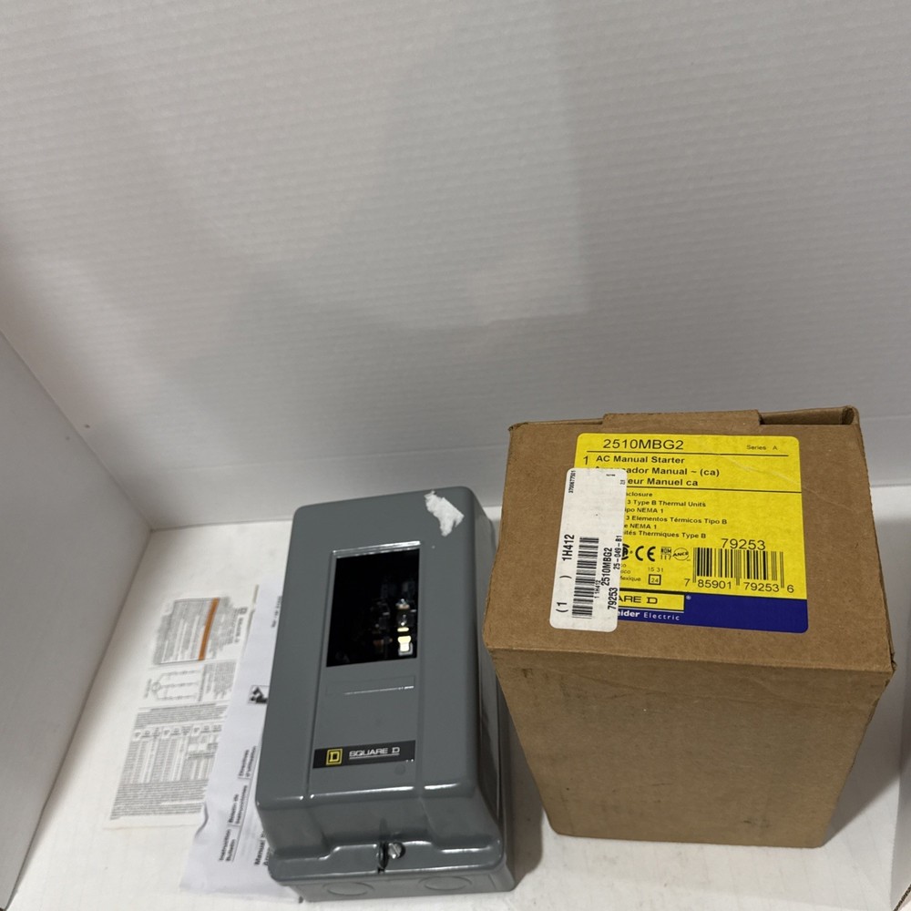 Square D 2510MBG2 AC Manual Starter NOS