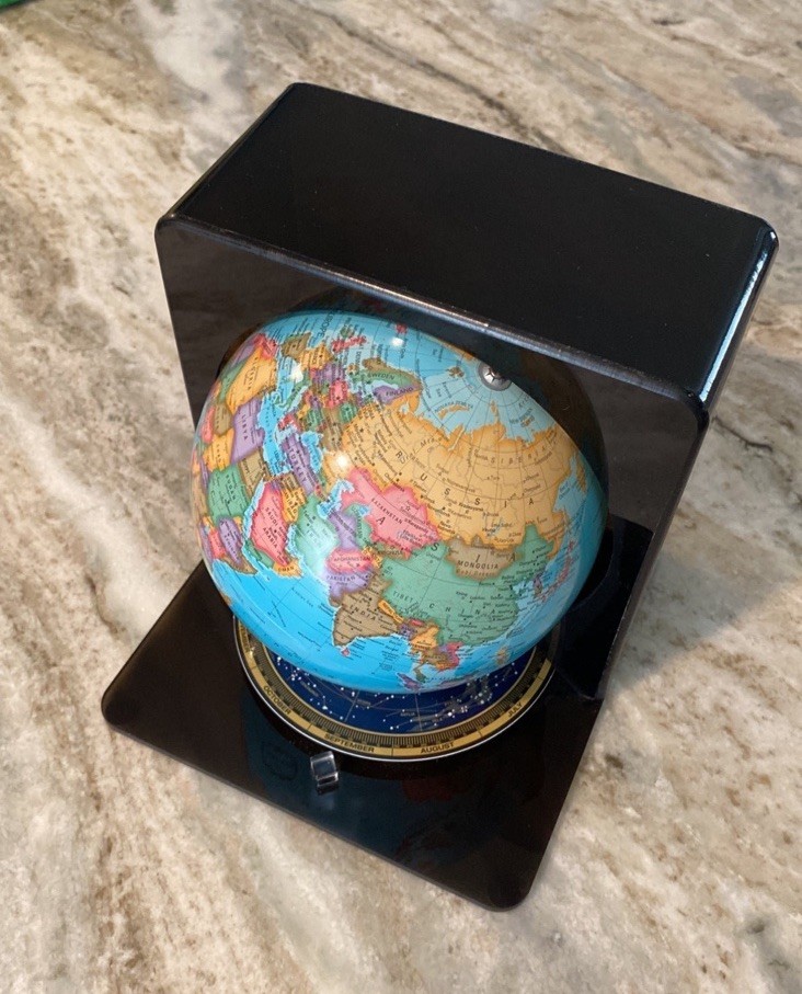 Planisphere Globe Star Map Vignette Designed By Robert D. Miller