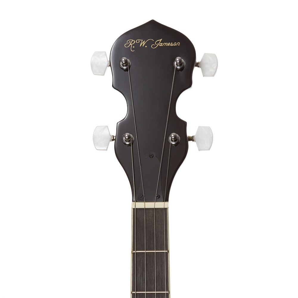 5-String Banjo Guitar 24 Bracket with Closed Solid Back and Geared 5th Tuner