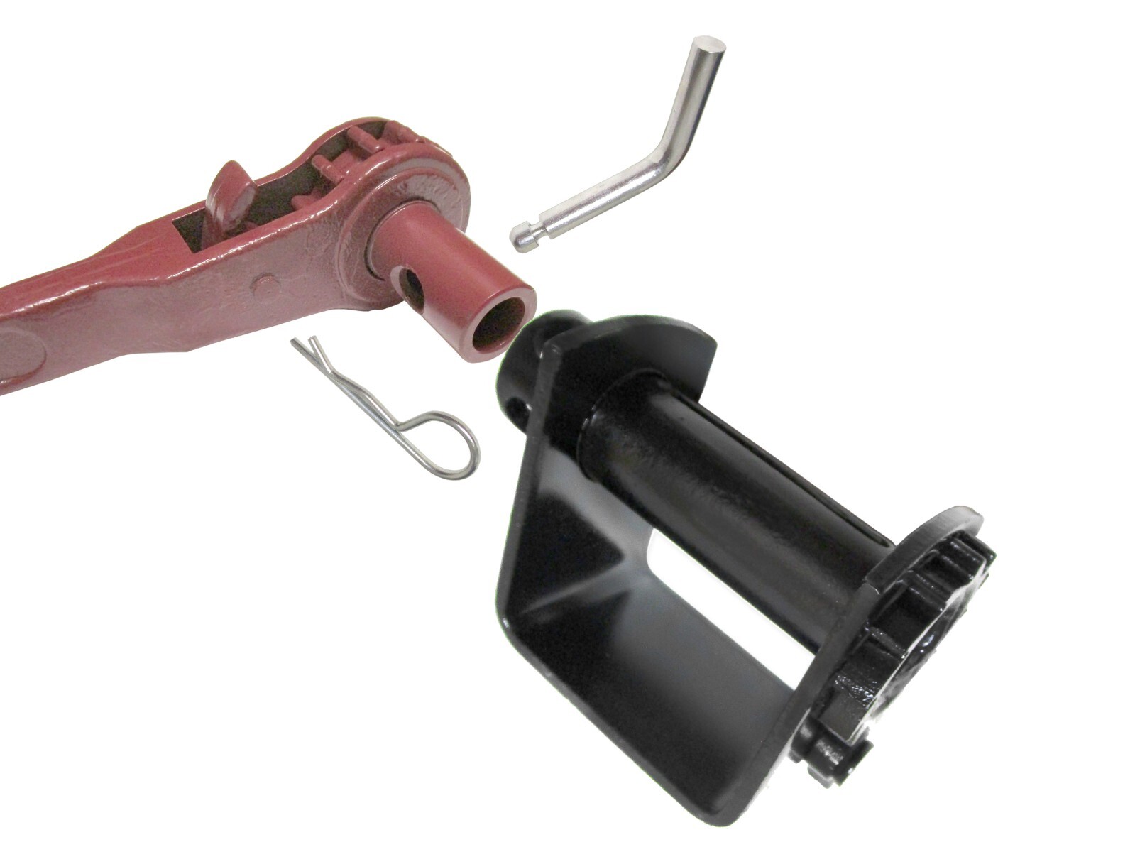 Truck Winch Bar 15-Inch Ratchet Handle for Flat Bed Trailer