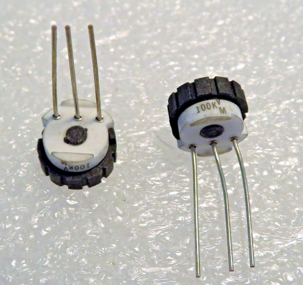 91AR100K BI TECHNOLOGIES MODEL 91 TRIMMER RESISTOR 5-PC LOT