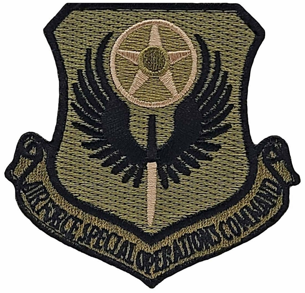 AFSOC Air Force Special Operations Command Tactical Patch | 2PC HOOK BACK 3"