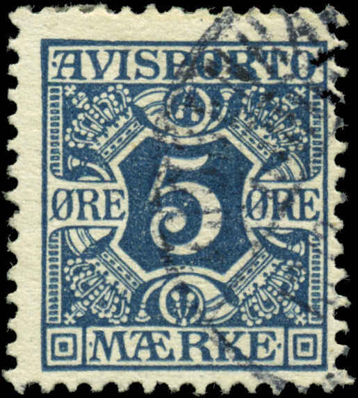 Denmark Scott #P2 Used  Cats $15