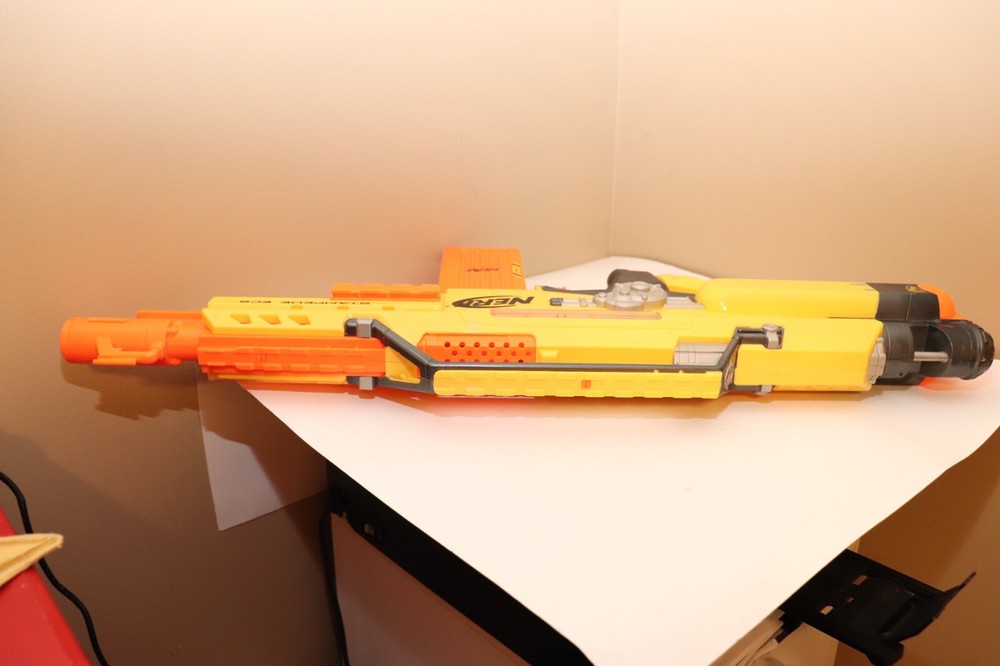 Nerf N-Strike Stampede ECS - Tested - Working Gun & Clip Only - Fully Automatic